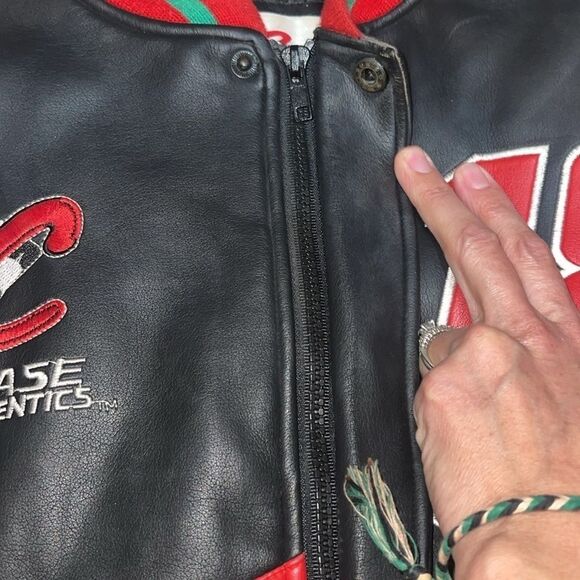 Chase Authentics Men's Black and Red Jacket - Picture 3 of 12